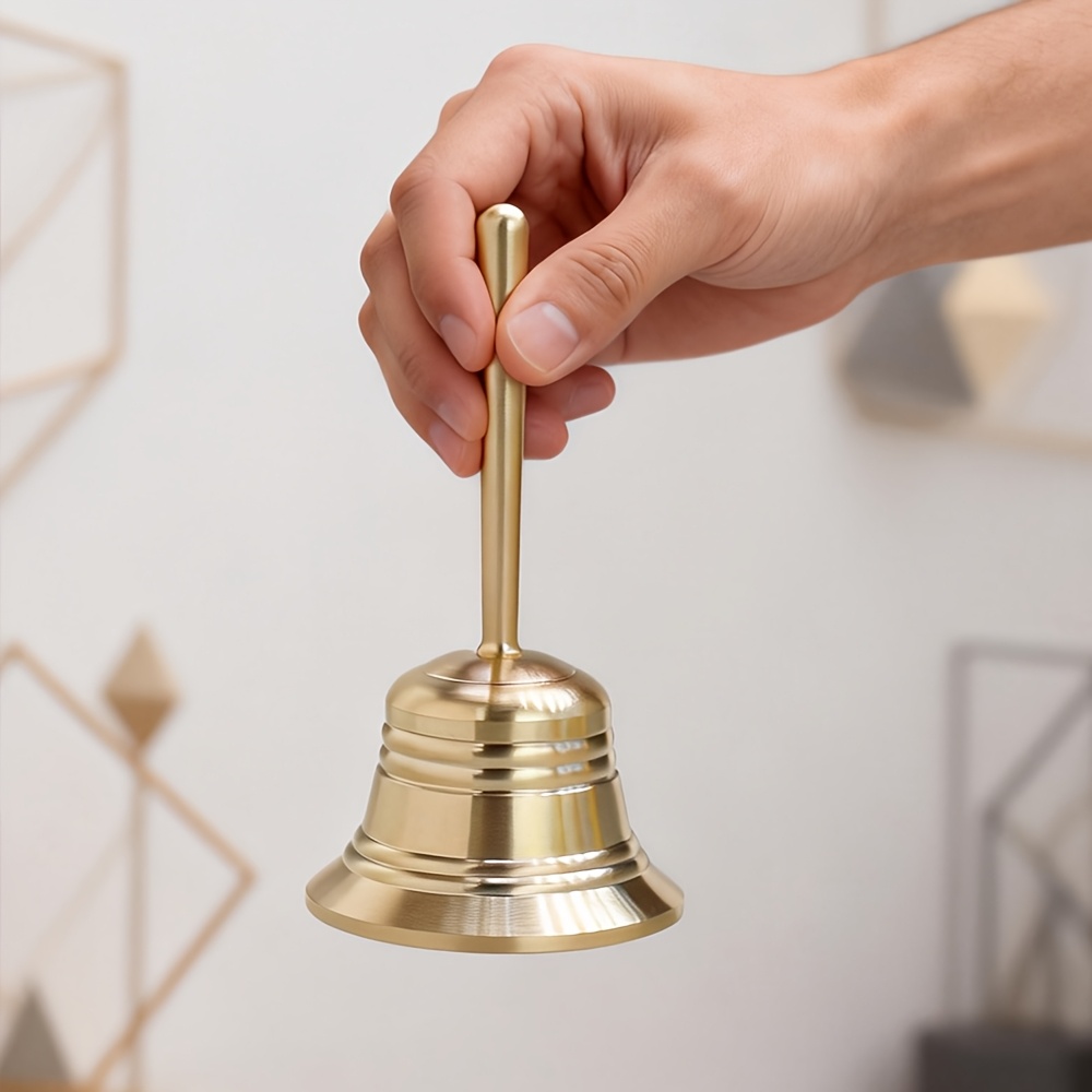 Vintage Collectible Bells - Латунный колокольчик с ручкой в ретро-стиле,