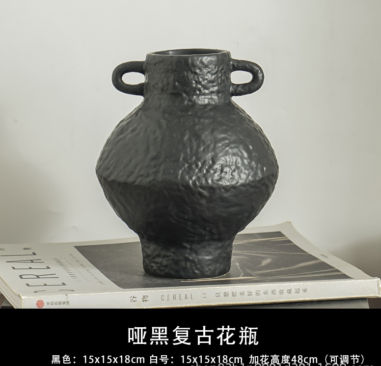 Vintage Collectible Pottery - Чайник из плоского фарфора ручной росписи,