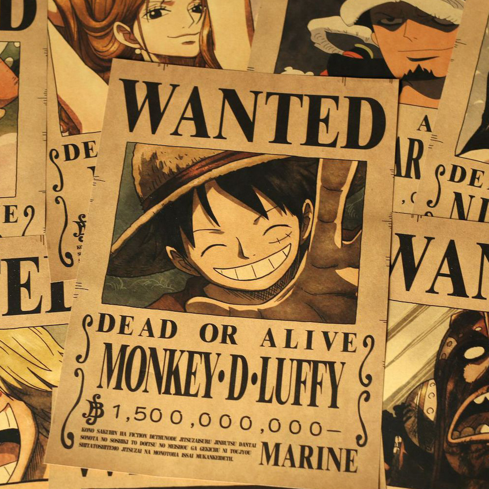 10 шт. Аниме One Piece: Плакат – обзор и цена Vintage Collectible Figurines