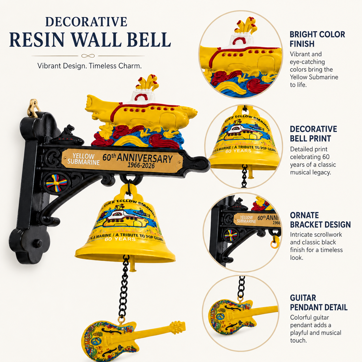 Винтажный металлический настен – обзор и цена Vintage Collectible Bells