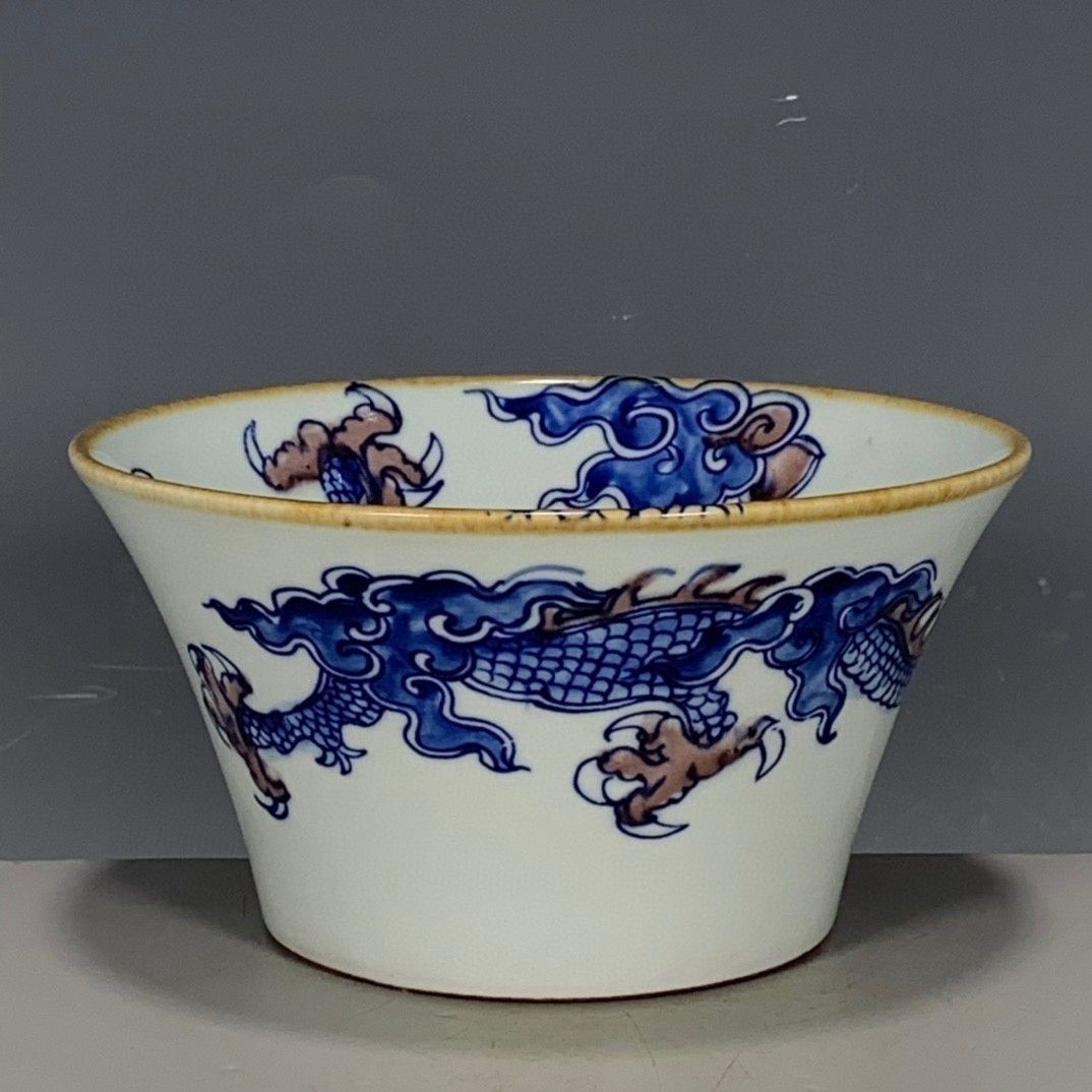 Фарфоровая чаша в стиле Цин-Ка – обзор и цена Vintage Collectible Pottery